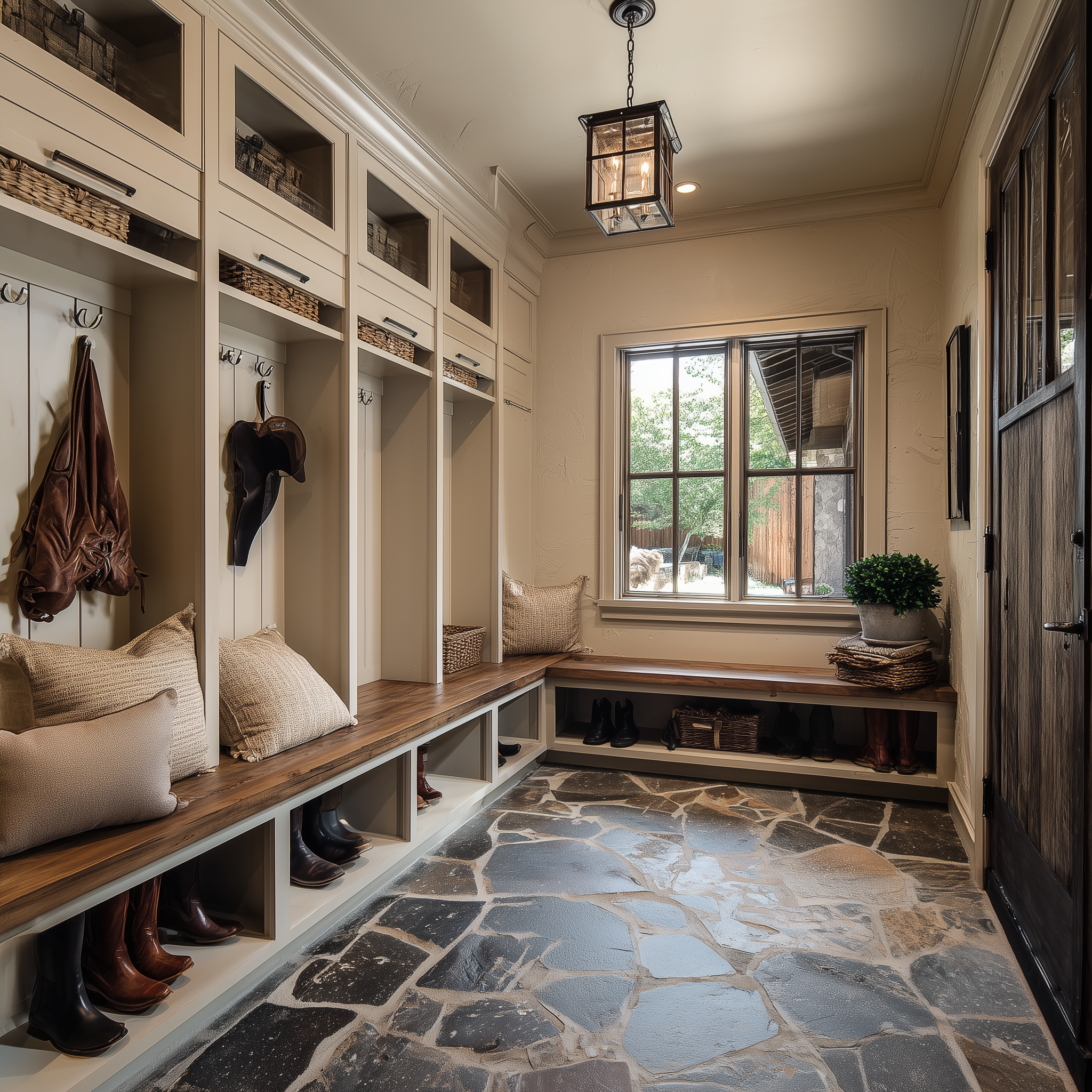 Rustic Ranch Mudroom